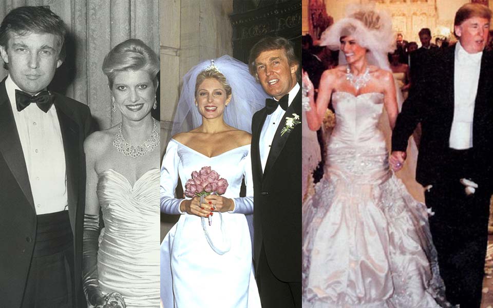 Donald Trump relationship history with wife Melania Trump and ex wives- Marla Maples and Ivana Trump