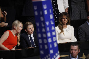 Tiffany Trump with her half siblings at RNC 2016.