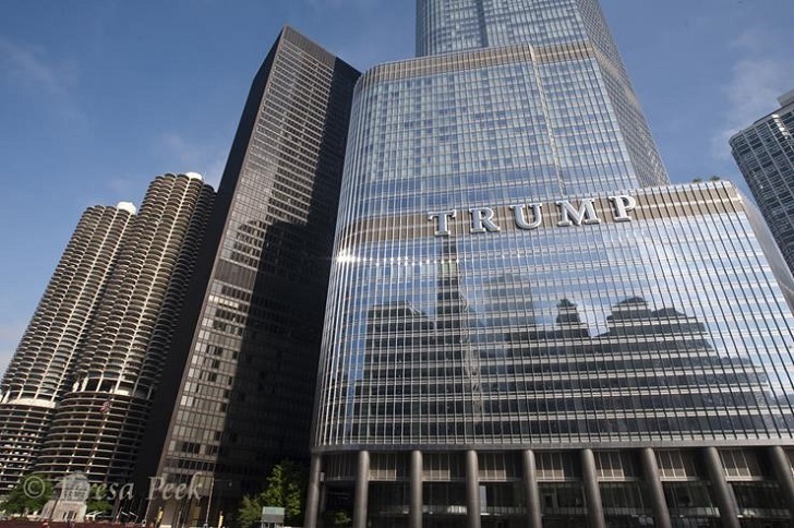 Donald Trump owns the biggest buildings in the world. Trump Tower is one of them.
