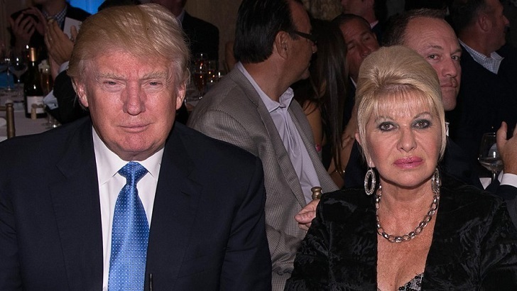 Donald Trump and Ivana Trump together. The couple got separated after having failed their marriage.