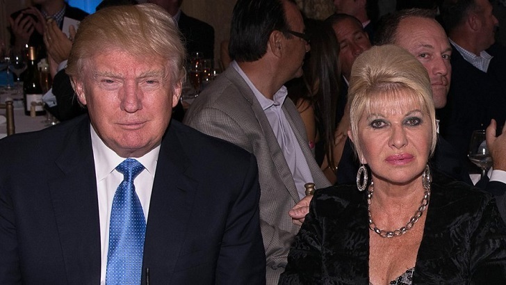 Donald Trump with his ex-wife Ivana Trump. Ivana Trump accused Donald Trump against marital rape but later settled with him and took a divorce.