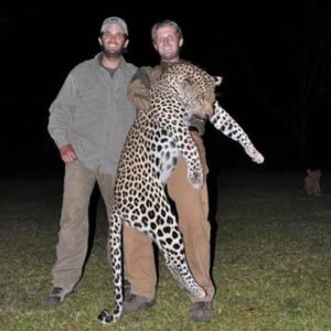 Donald Trump's Son Donald Jr and Eric hunting Big Cat.