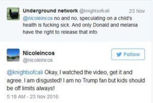 People are not liking Rosie O'donnell's tweets about Barron Trump.