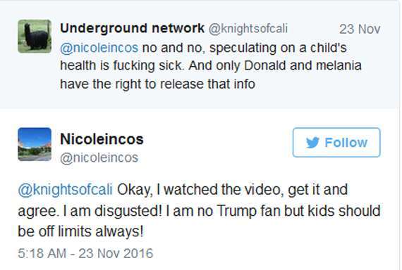 People are not liking Rosie O'donnell's tweets about Barron Trump.