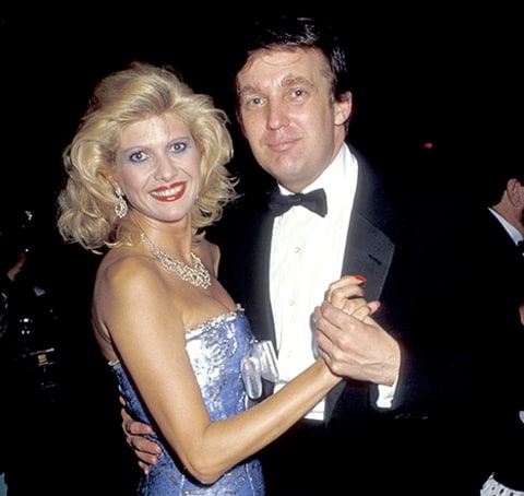 Ivana Trump and Donald Trump.