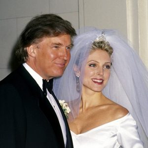 Marla Maples married Donald Trump while she was pregnant with Tiffany Trump in 1993.