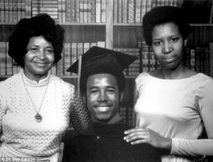 Ben Carson with his mother after graduating from Yale.