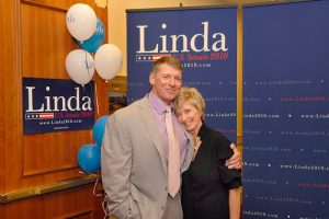 Linda McMahon is married to Steve McMahon.