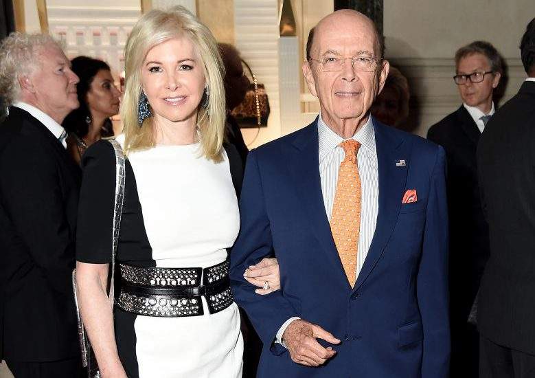 Wilbur Ross and his ex wife whom he divorced.