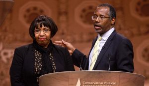 Ben Carson with his wife Candy.