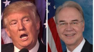 Donald Trump and Tom Price have similar opinion and views as both hail from the Republicans