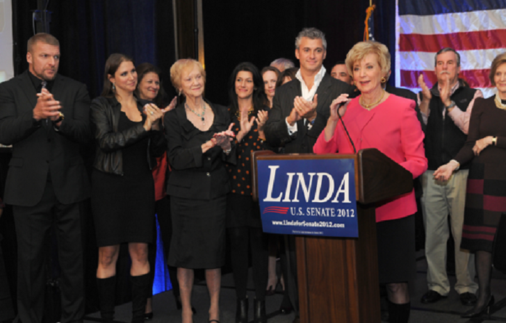 Linda McMahon for the US Senate in 2012.