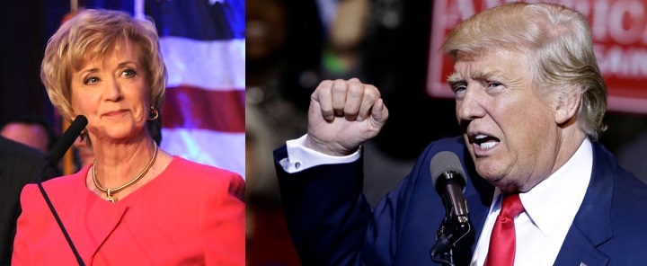 DonaldTrump and Linda McMahon have a long association with each other.