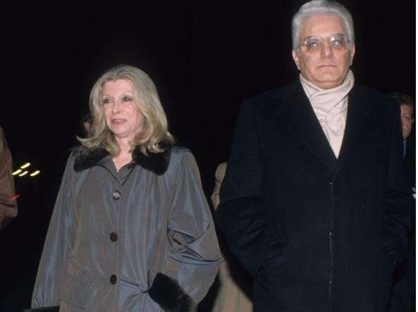 President Sergio Mattarella with his wife Marisa Chiazesse.