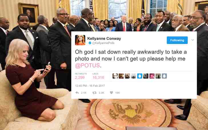 Kellyanne Conway realizes through Twitter