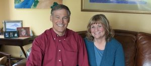 Trudi Inslee with her husband and governor of Washington Jay Inslee.