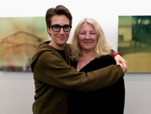 Rachel Maddow with her partner Susan.