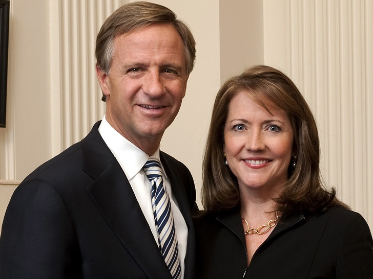 Crissy Haslam with her husband Bill Haslam.