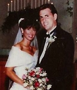 Kevin McCarthy and his wife Judy in their wedding. The couple got married in 1992
