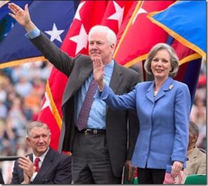 John Corny with his wife Haley Corney