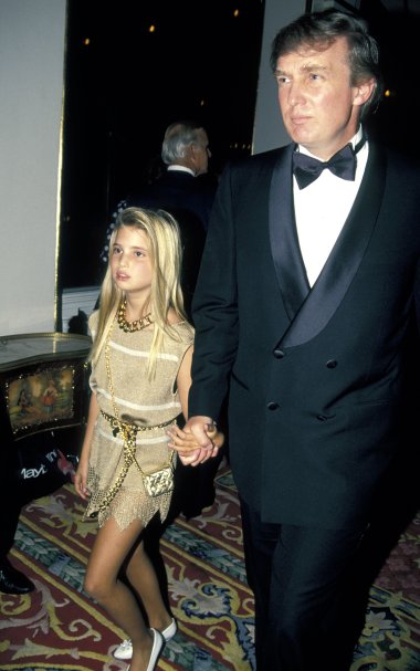 Donald Trump and Daughter Ivanka Trump (Photo by Ron Galella)