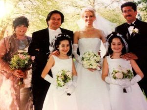 Kellyanne Conway and George T Conway on their wedding day.