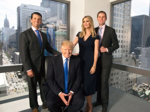 Ivanka Trump along with her brothers Eric and Donald Jr. worked in the Trump organization previously.
