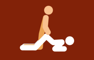 Doggy angle sex position