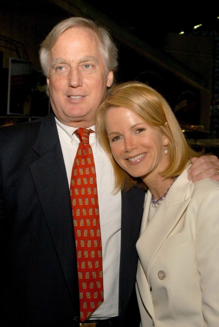 Robert Trump with his wife.