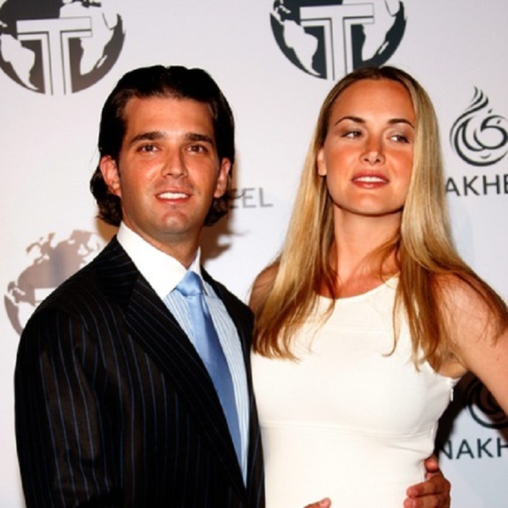  45th US president Donald Trump's daughter in law from son Donald Trump Jr. who is the eldest child of his with ex-wife Ivana Trump.