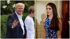 Donald Trump is very close to Hope Hicks.