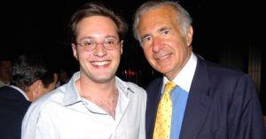 Carl Icahn with his son.