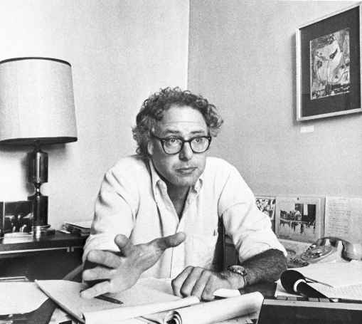 Bernie Sanders in his early days of politics.