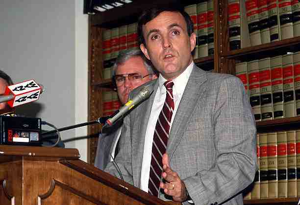 Rudy Giuliani during 1987.