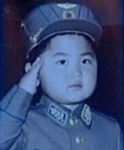 Kim Jong-un in his childhood